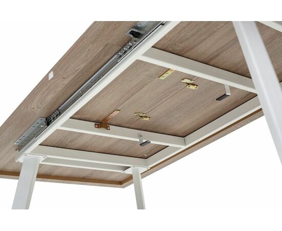 Стол BRICK M 140 Дуб Трюфель/ Белый М-City, изображение 4 | Интернет магазин мебели и декора LifeDekor