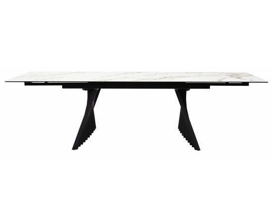 Стол IVAR 180 MARBLES KL-188 Контрастный мрамор, итальянская керамика М-City, изображение 2 | Интернет магазин мебели и декора LifeDekor