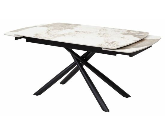 Стол RIVOLI 140 GLOSS LUXURY PANDORA SINTERED STONE/ BLACK М-City, изображение 5 | Интернет магазин мебели и декора LifeDekor