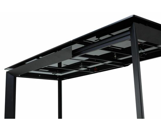 Стол CREMONA 140 KL-116 Черный мрамор матовый, итальянская керамика/ черный каркас М-City, изображение 5 | Интернет магазин мебели и декора LifeDekor