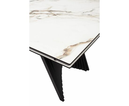 Стол IVAR 180 MARBLES KL-188 Контрастный мрамор, итальянская керамика М-City, изображение 10 | Интернет магазин мебели и декора LifeDekor