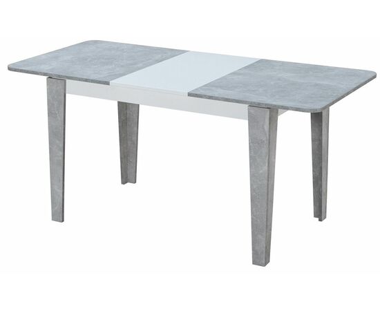 Стол EDWIN Бетон-Белый/ Бетон М-City, изображение 3 | Интернет магазин мебели и декора LifeDekor