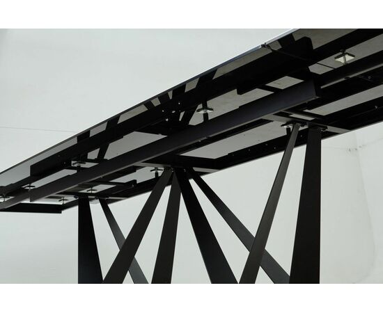 Стол RIETI 200 KL-99 Белый мрамор матовый, итальянская керамика / черный каркас М-City, изображение 16 | Интернет магазин мебели и декора LifeDekor