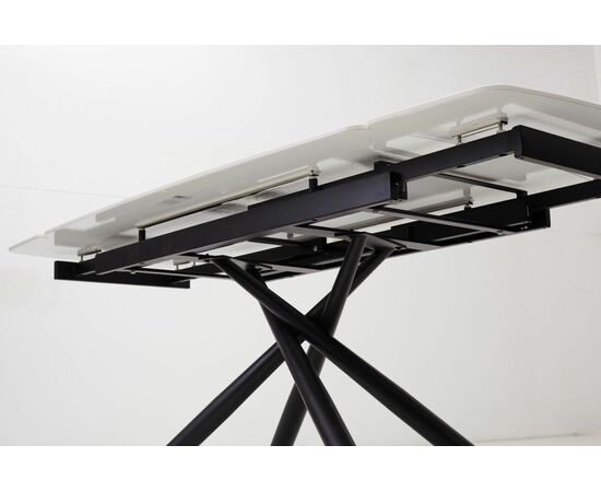 Стол RIVOLI 140 GLOSS LUXURY PANDORA SINTERED STONE/ BLACK М-City, изображение 3 | Интернет магазин мебели и декора LifeDekor