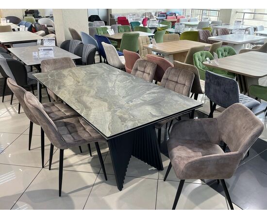 Стол IVAR 180 MARBLES KL-80 Серый мрамор, итальянская керамика М-City, изображение 11 | Интернет магазин мебели и декора LifeDekor