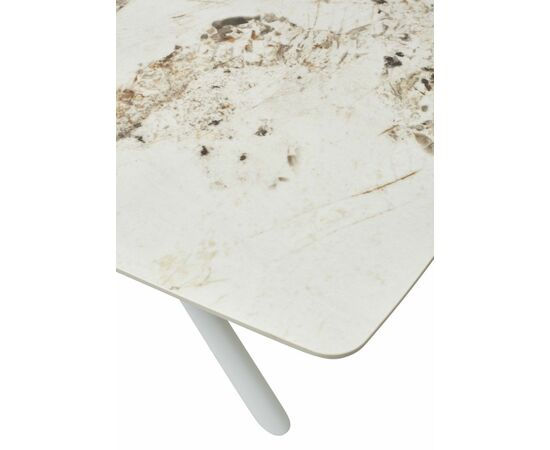 Стол RIVOLI 140 GLOSS LUXURY PANDORA SINTERED STONE/ WHITE М-City, изображение 10 | Интернет магазин мебели и декора LifeDekor