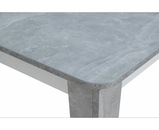 Стол EDWIN Бетон-Белый/ Бетон М-City, изображение 2 | Интернет магазин мебели и декора LifeDekor