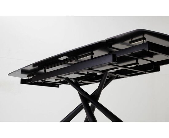 Стол RIVOLI 140 MATT BLACK MARBLE SINTERED STONE/ BLACK М-City, изображение 5 | Интернет магазин мебели и декора LifeDekor