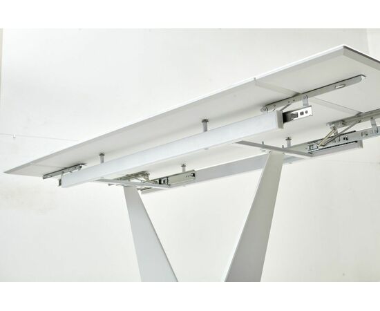 Стол Ниагара 140 БЕЛЫЙ МРАМОР, стекло / БЕЛЫЙ, М-City, изображение 5 | Интернет магазин мебели и декора LifeDekor