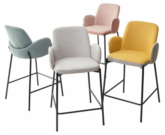 Полубарный стул NYX (H=65cm) VF106 желтый / VF120 серый М-City, изображение 3 | Интернет магазин мебели и декора LifeDekor