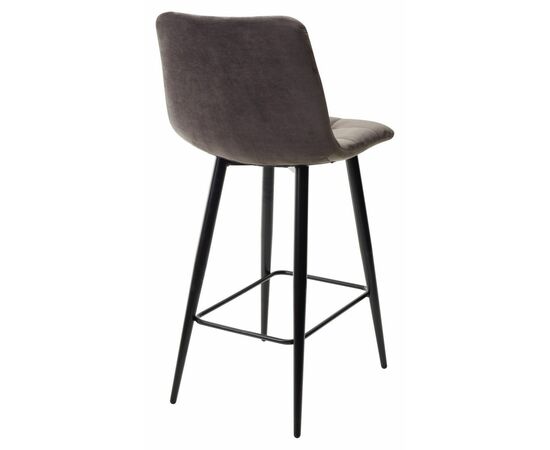 Полубарный стул CHILLI-QB графит #14, велюр / черный каркас (H=66cm) М-City, изображение 4 | Интернет магазин мебели и декора LifeDekor