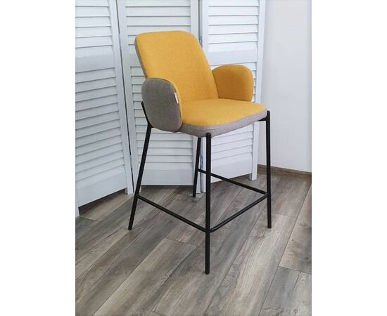 Полубарный стул NYX (H=65cm) VF106 желтый / VF120 серый М-City, изображение 2 | Интернет магазин мебели и декора LifeDekor