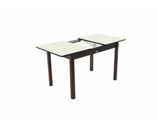 Стол Гамбург 1, Дуб Венге/Стекло молочное, изображение 6 | Интернет магазин мебели и декора LifeDekor