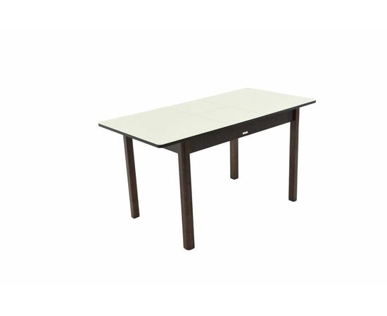 Стол Гамбург 1, Дуб Венге/Стекло молочное, изображение 8 | Интернет магазин мебели и декора LifeDekor