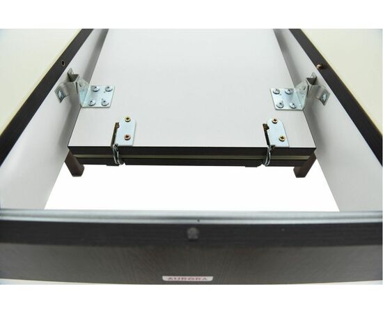 Стол Гамбург 1, Дуб Венге/Стекло молочное, изображение 3 | Интернет магазин мебели и декора LifeDekor