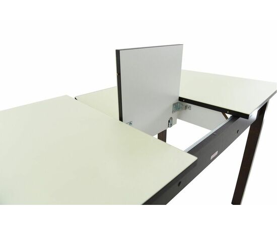 Стол Гамбург 1, Дуб Венге/Стекло молочное, изображение 2 | Интернет магазин мебели и декора LifeDekor