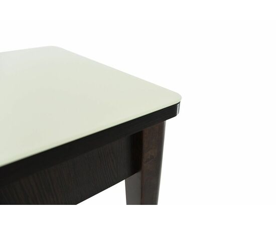 Стол Гамбург 1, Дуб Венге/Стекло молочное, изображение 7 | Интернет магазин мебели и декора LifeDekor