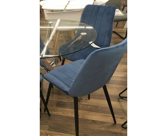Стул FLIP пепельно-синий, велюр G108-66 М-City, изображение 2 | Интернет магазин мебели и декора LifeDekor