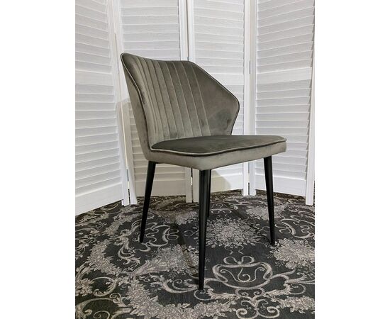 Стул SEATTLE-V ГРАФИТ #14, велюр / черный каркас М-City, изображение 2 | Интернет магазин мебели и декора LifeDekor