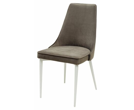 Стул NEPAL-P ГРАФИТ #14, велюр/ белый каркас М-City, изображение 4 | Интернет магазин мебели и декора LifeDekor