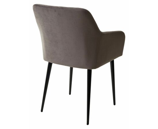 Стул BRANDY-X ГРАФИТ #14, велюр / черный каркас М-City, изображение 3 | Интернет магазин мебели и декора LifeDekor