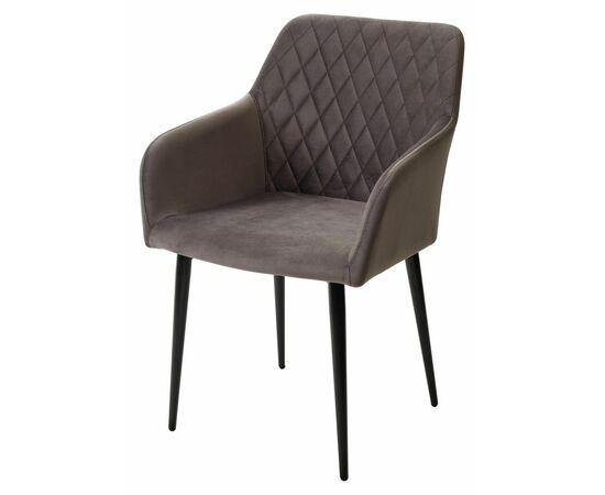 Стул BRANDY-X ГРАФИТ #14, велюр / черный каркас М-City, изображение 4 | Интернет магазин мебели и декора LifeDekor