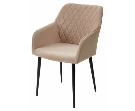 Стул BRANDY-X БЕЖЕВЫЙ #5, велюр / черный каркас М-City, изображение 6 | Интернет магазин мебели и декора LifeDekor