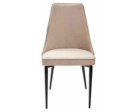 Стул NEPAL-P БЕЖЕВЫЙ #5, велюр/ черный каркас М-City, изображение 8 | Интернет магазин мебели и декора LifeDekor