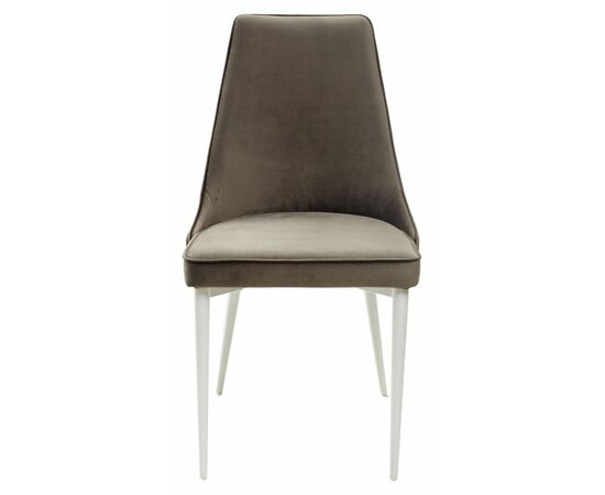 Стул NEPAL-P ГРАФИТ #14, велюр/ белый каркас М-City, изображение 3 | Интернет магазин мебели и декора LifeDekor