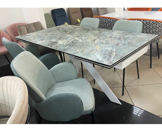 Стул NIKKI VF113 светлая мята / VF115 серо-зеленый М-City, изображение 3 | Интернет магазин мебели и декора LifeDekor