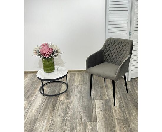 Стул BRANDY-X ГРАФИТ #14, велюр / черный каркас М-City, изображение 2 | Интернет магазин мебели и декора LifeDekor