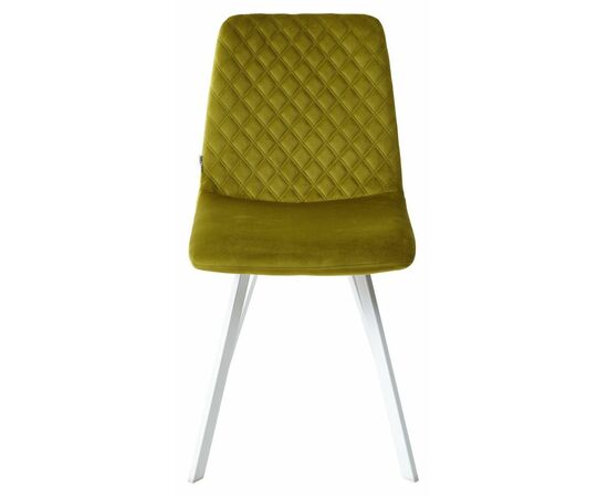 Стул DAIQUIRI BLUVEL-75 OLIVA / белый каркас, велюр М-City, изображение 5 | Интернет магазин мебели и декора LifeDekor