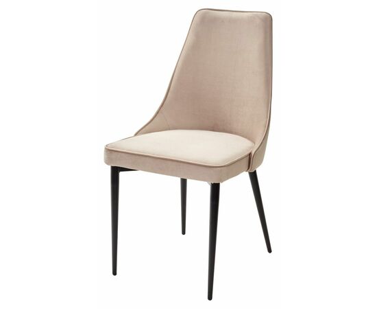 Стул NEPAL-P БЕЖЕВЫЙ #5, велюр/ черный каркас М-City, изображение 6 | Интернет магазин мебели и декора LifeDekor