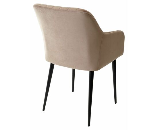 Стул BRANDY-X БЕЖЕВЫЙ #5, велюр / черный каркас М-City, изображение 7 | Интернет магазин мебели и декора LifeDekor