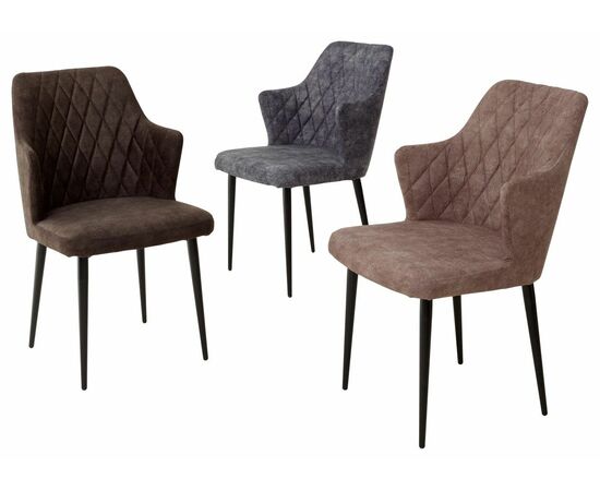 Стул HERMAN БЕЖЕВЫЙ #5, велюр / черный каркас М-City, изображение 4 | Интернет магазин мебели и декора LifeDekor