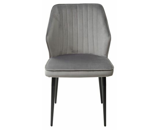 Стул SEATTLE-V СВЕТЛО-СЕРЫЙ #26, велюр / черный каркас М-City, изображение 5 | Интернет магазин мебели и декора LifeDekor