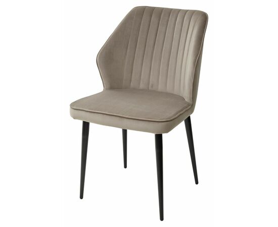 Стул SEATTLE-V ЛАТТЕ #25, велюр / черный каркас М-City, изображение 6 | Интернет магазин мебели и декора LifeDekor