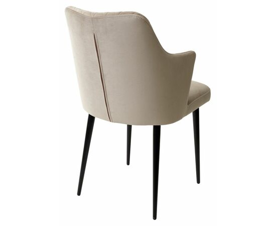 Стул HERMAN ЛАТТЕ #25, велюр / черный каркас М-City, изображение 4 | Интернет магазин мебели и декора LifeDekor