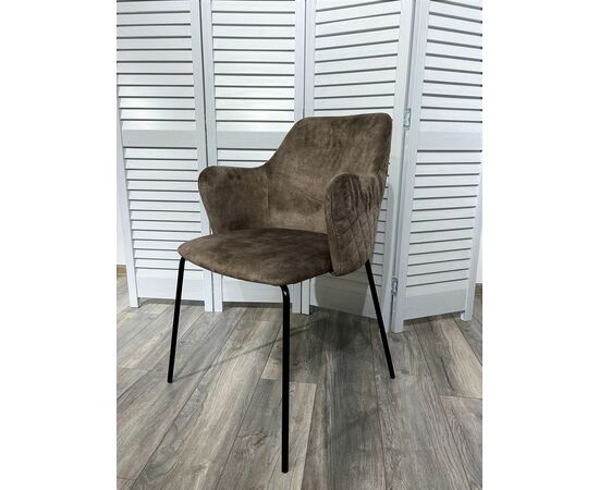 Стул AMARETTO VBP208 античный серо-бежевый/ черный каркас, М-City, изображение 2 | Интернет магазин мебели и декора LifeDekor