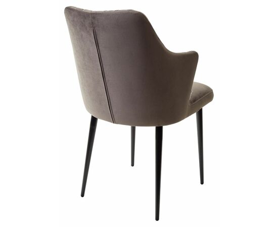 Стул HERMAN ГРАФИТ #14 велюр / черный каркас М-City, изображение 4 | Интернет магазин мебели и декора LifeDekor