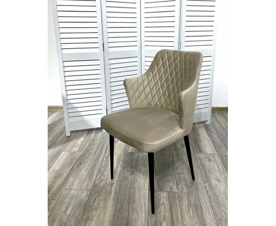 Стул HERMAN ЛАТТЕ #25, велюр / черный каркас М-City, изображение 2 | Интернет магазин мебели и декора LifeDekor