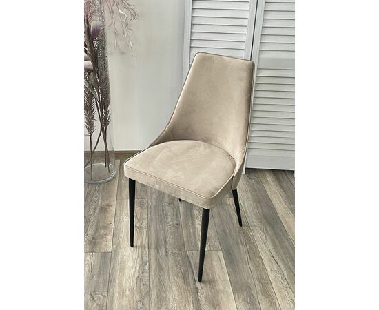 Стул NEPAL-P ЛАТТЕ #25, велюр/ черный каркас М-City, изображение 2 | Интернет магазин мебели и декора LifeDekor