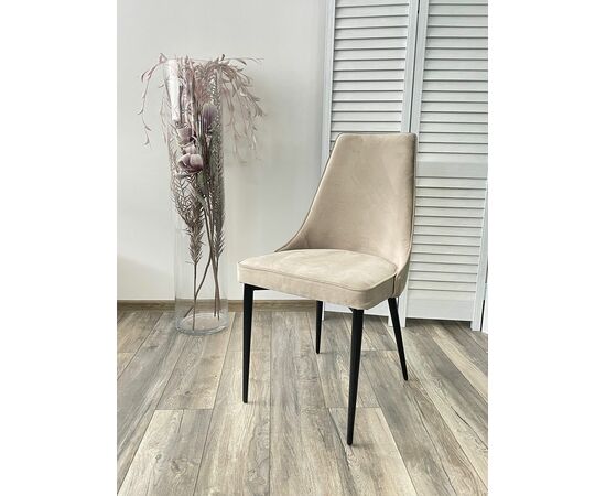 Стул NEPAL-P ЛАТТЕ #25, велюр/ черный каркас М-City, изображение 3 | Интернет магазин мебели и декора LifeDekor