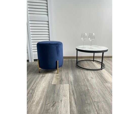 Пуф для гостиной RICE BLUVEL-86 NAVY BLUE / GOLD М-City, изображение 4 | Интернет магазин мебели и декора LifeDekor