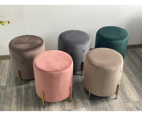 Пуф для гостиной RICE BLUVEL-78 GREEN / GOLD М-City, изображение 3 | Интернет магазин мебели и декора LifeDekor