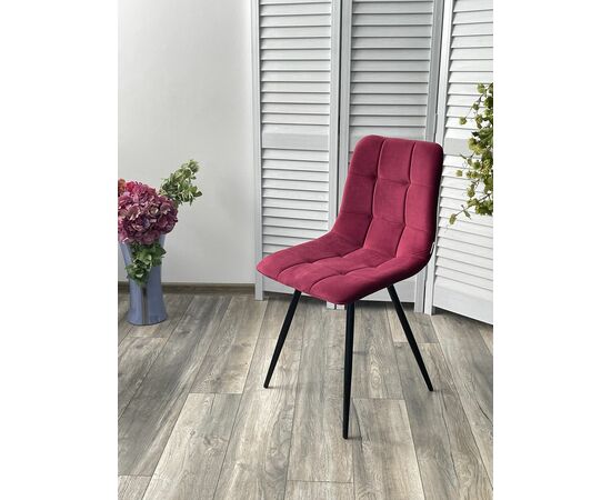 Стул UNO 25 ВИННЫЙ #16, велюр / ЧЕРНЫЙ, М-City, изображение 3 | Интернет магазин мебели и декора LifeDekor