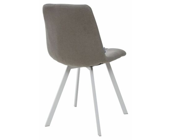 Стул CHILLI SQUARE UF860-08B серый, ткань / белый каркас М-City, изображение 2 | Интернет магазин мебели и декора LifeDekor