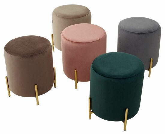 Пуф для гостиной RICE BLUVEL-78 GREEN / GOLD М-City, изображение 4 | Интернет магазин мебели и декора LifeDekor