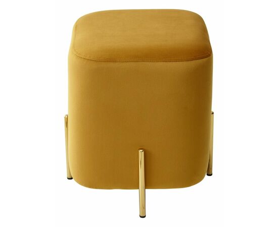 Пуф для гостиной ARES BLUVEL-68 YELLOW / GOLD М-City, изображение 5 | Интернет магазин мебели и декора LifeDekor