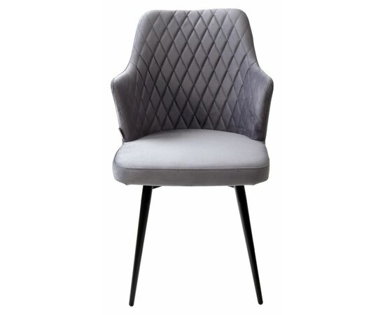 Стул HERMAN 360 град. СЕРЫЙ #27, велюр / черный каркас М-City, изображение 6 | Интернет магазин мебели и декора LifeDekor